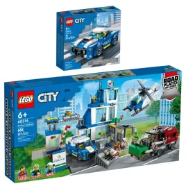 lego-city-60316-posterunek-policji-lego-city-60312-radiowoz-policyjny