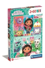 puzzle-2x60-el-koci-domek-gabi-clementoni