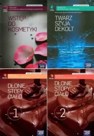 wstep-do-kosmetyki-twarz-szyja-dlonie-stopy-zestaw-4-podrecznikow