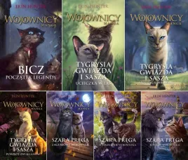 wojownicy-manga-erin-hunter-tom-1-7-zestaw