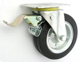 kolo-metal-guma-180mm-obudowa-skretna-hamulec-55h