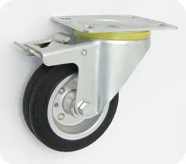 kolo-metal-guma-100mm-obudowa-skretna-hamulec-15h