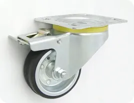 kolo-metal-guma-80mm-obudowa-skretna-hamulec-6h