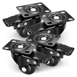 4x-kolko-meblowe-obrotowe-40-mm-z-hamulcem-zestaw-4-szt-lozysko-kulkowe