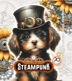 kolorowanka-usztywniana-steampunk-pies-