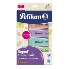 zakreslacz-signal-pastel-6-kolorow-pelikan