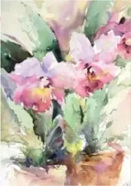 karnet-akwarela-12x18-cm-koperta-rozowa-roza