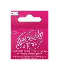 naboje-uzupelniajace-ooly-splendid-pen-rozowe-5-sztuk
