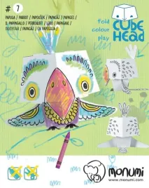 papuga-cube-head-zloz-i-pokoloruj