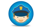pilka-pvc-230mm-policjant