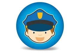 pilka-pvc-230mm-policjant