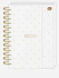 album-b5-25-kart-metaliczny-bialy