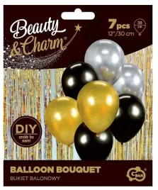 bukiet-balonowy-beautyandcharm-zloto-czar-30cm-7szt