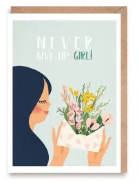 kartka-never-give-up-girl-eko-koperta