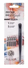 zestaw-do-kaligrafii-5-stalowek-z-obsadka