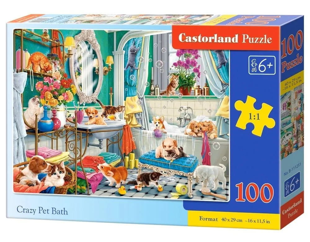 puzzle-100-crazy-pet-bath-castor