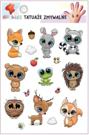 tatuaze-zmywalne-dla-dzieci-wesole-zwierzatka-1