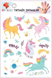tatuaze-zmywalne-dla-dzieci-teczowe-jednorozce
