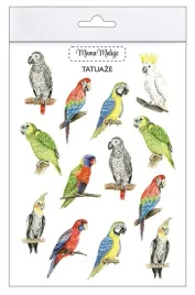 tatuaze-zmywalne-papugi