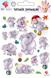 tatuaze-zmywalne-dla-dzieci-wesole-sloniki-praca-zbiorowa