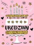 karnet-b6-urodziny-tort-brokat