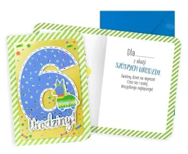 karnet-b6-urodziny-6-chlopiec