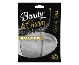 balony-beautyandcharm-platynowe-srebrne-2szt