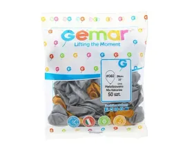 balony-gm90-metal-zlote-i-srebrne-50szt