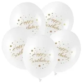 balony-ze-zlotym-nadrukiem-happy-birthday-5szt