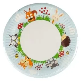 talerze-papierowe-lesne-zwierzatka-8szt