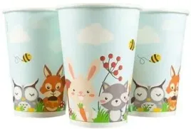 kubki-papierowe-lesne-zwierzatka-8szt