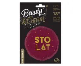 balon-foliowy-sto-lat-bordowy