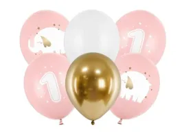 balony-roczek-baby-pink-30cm-6szt
