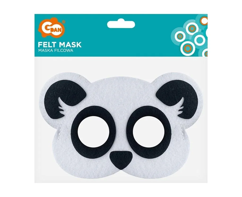 maska-filcowa-panda-19x12cm