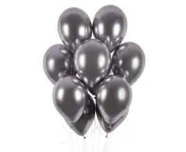 balony-gb120-shiny-grafitowe-33cm-50szt