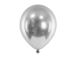 balony-glossy-srebrne-46cm-5szt