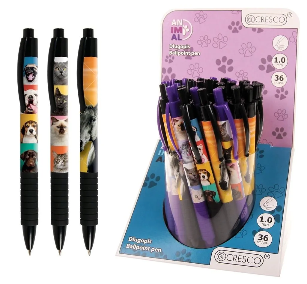 dlugopis-animals-36szt