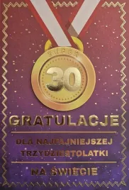 karnet-urodziny-30-medal-damskie