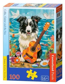 puzzle-100-collie-guitar-and-the-sea-castor