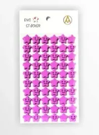 stiker-gwiazdka-piankowy-liliowy