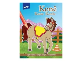 kolorowanka-polacz-kropki-konie