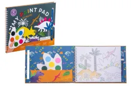 kolorowanki-z-farbkami-dinozaury