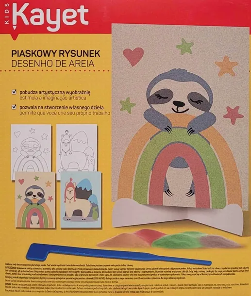 piaskowy-rysunek-leniwiec-marka-kayet
