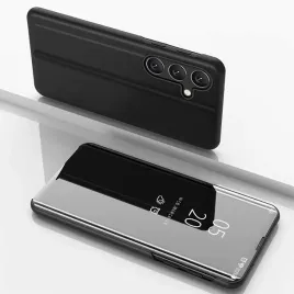 clear-view-case-etui-do-samsung-galaxy-s24-fe-pokrowiec-z-klapka-czarne