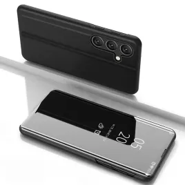 clear-view-case-etui-do-samsung-galaxy-s25-pokrowiec-z-klapka-czarne