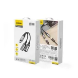 adapter-dudao-l13c-2w1-usb-c-szary-stan-nowy