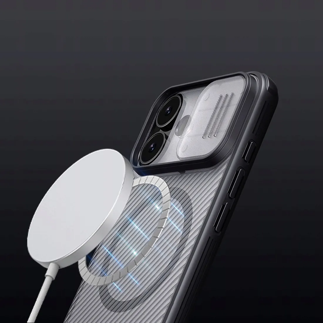 camshield-pro-magnetic-case-ip17-transparent-black-stan-nowy