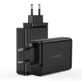 choetech-ladowarka-gan-140w-4-porty-2x-usb-c-2x-usb-czarna-pd6005