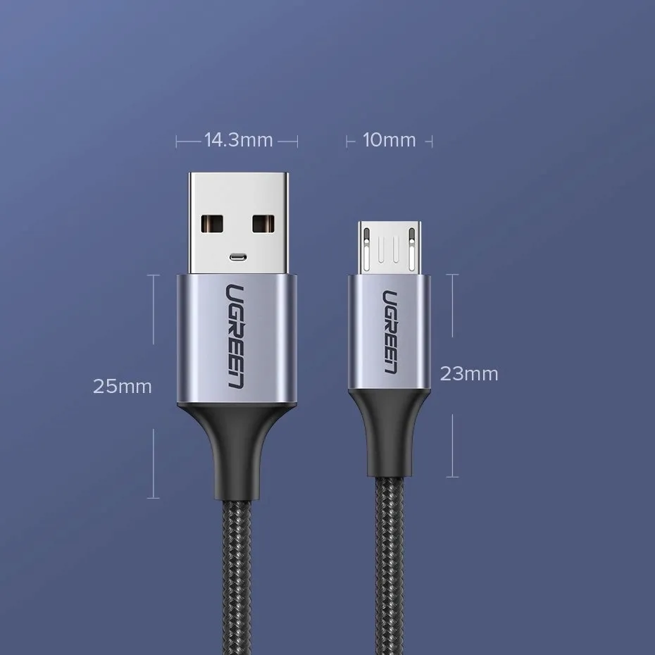 kabel-ugreen-us290-60146-usb-a-micro-usb-2-4a-1m-szary