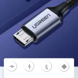 kabel-ugreen-us290-60148-usb-a-micro-usb-2-4a-2m-szary-zgodnosc-ze-standardem-quick-charge-3-0